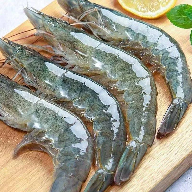 青岛大虾【30-40大虾】肉质鲜嫩大个头海水大虾单只13~16cm 4斤共50~60只海虾S