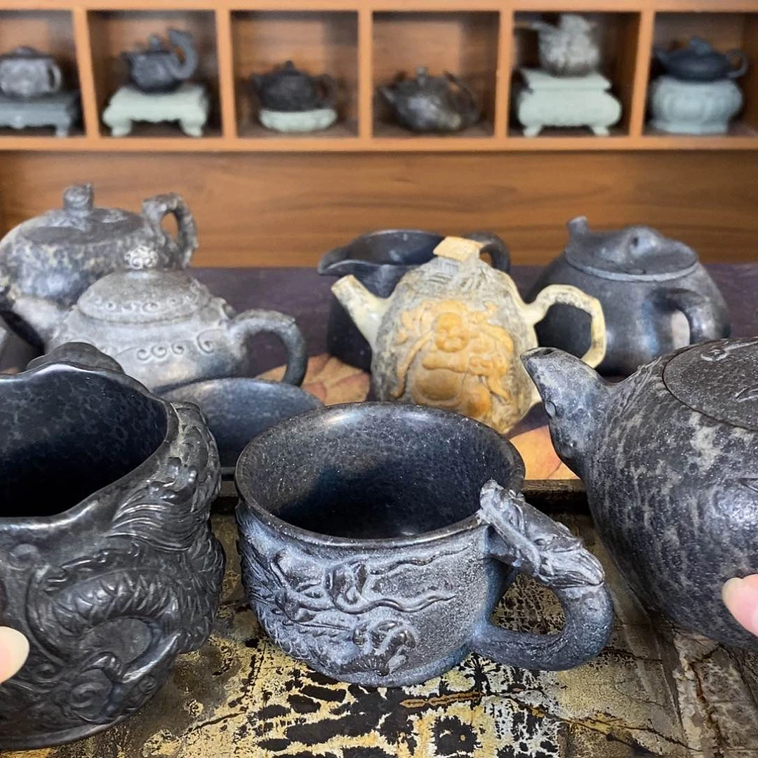 寿桃茶壶龙公道杯至尊龙杯