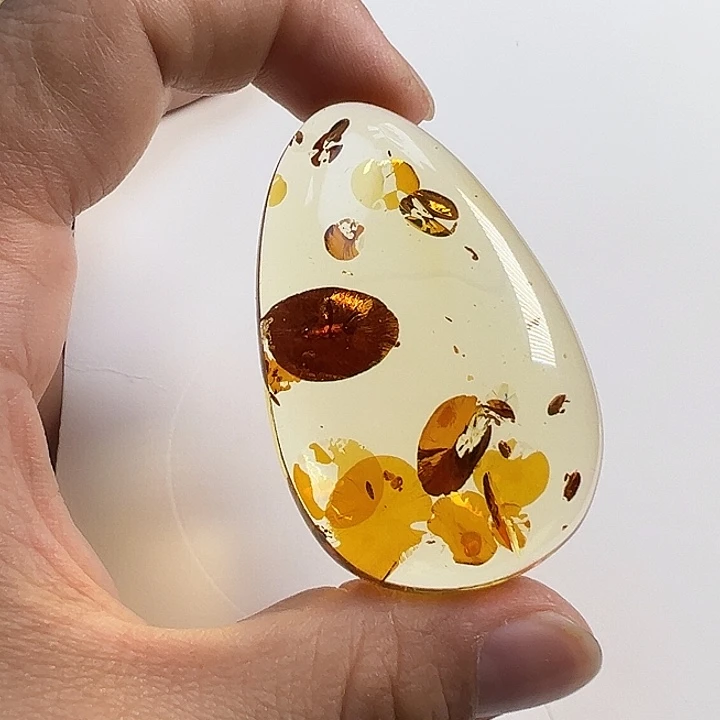 琥珀（花珀）未镶嵌颈饰