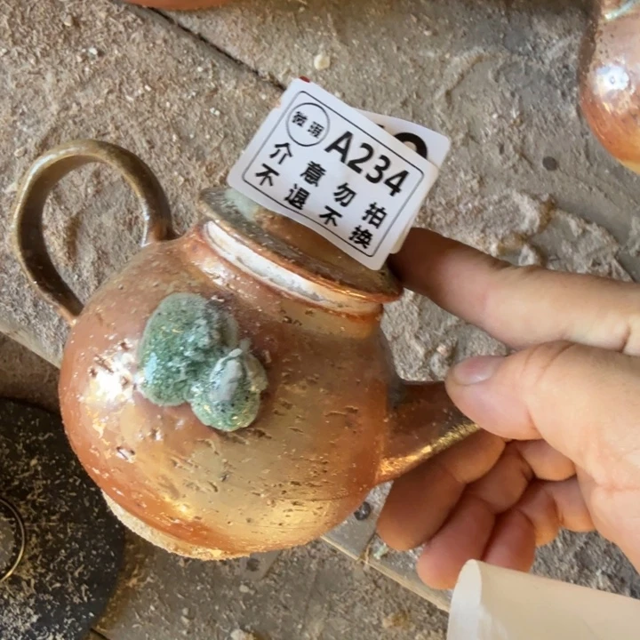 陶盘柴烧福利心哦多多