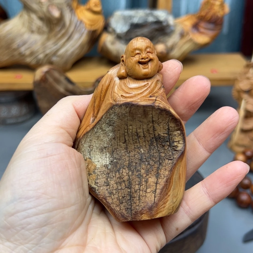 柏木崖柏木摆件手把件51