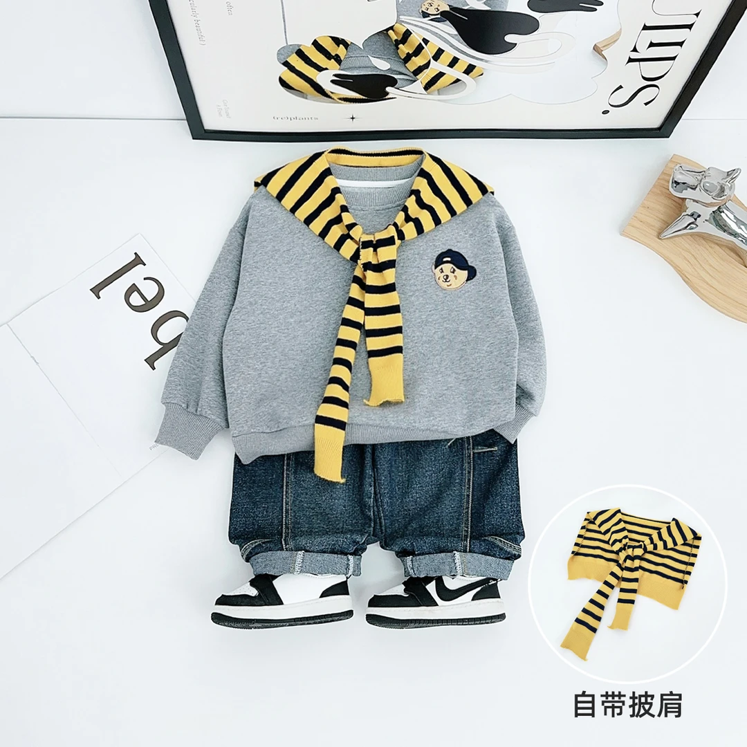 儿童卫衣长袖2025新款秋装男童秋季上衣时尚UTT73109悠悠童话童装