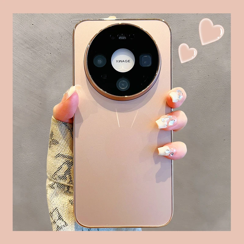 适用华为mate80promax新款手机壳高级感电镀磁吸mate80pro镜头膜