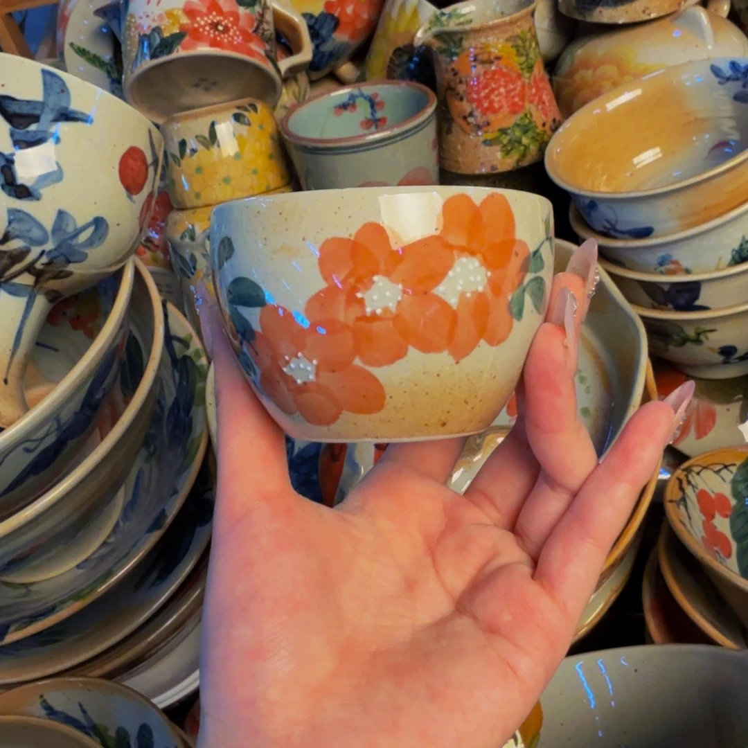 瓷片景德镇陶瓷手工手绘