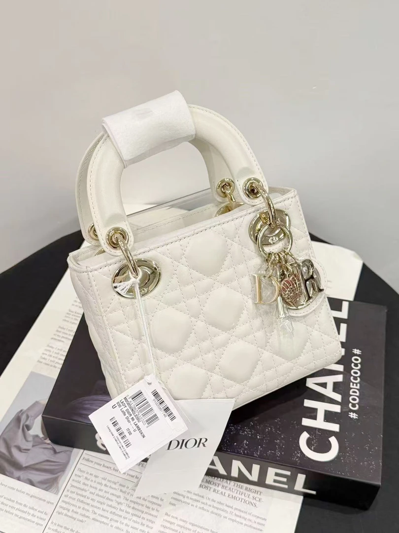 未使用 DIOR/迪奥 25年白金限定 三格戴妃 大全套 拍下送检