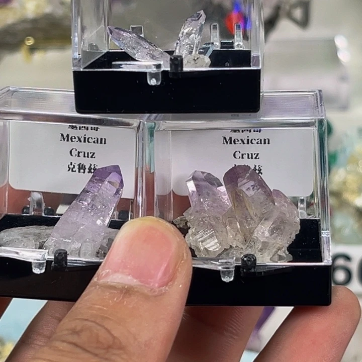 天然水晶家居摆件未镶嵌紫晶遛****u