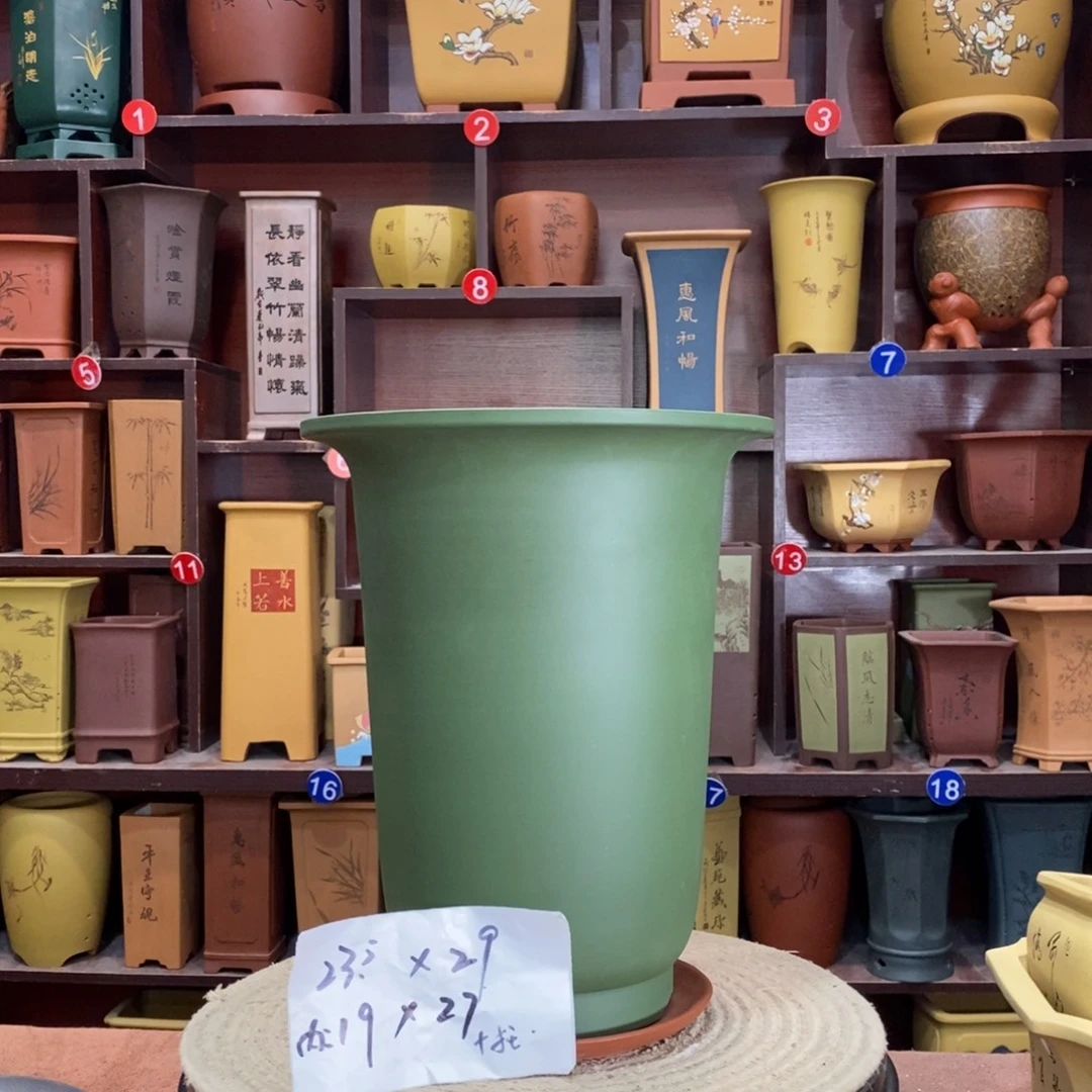 紫砂艺术紫砂花盆