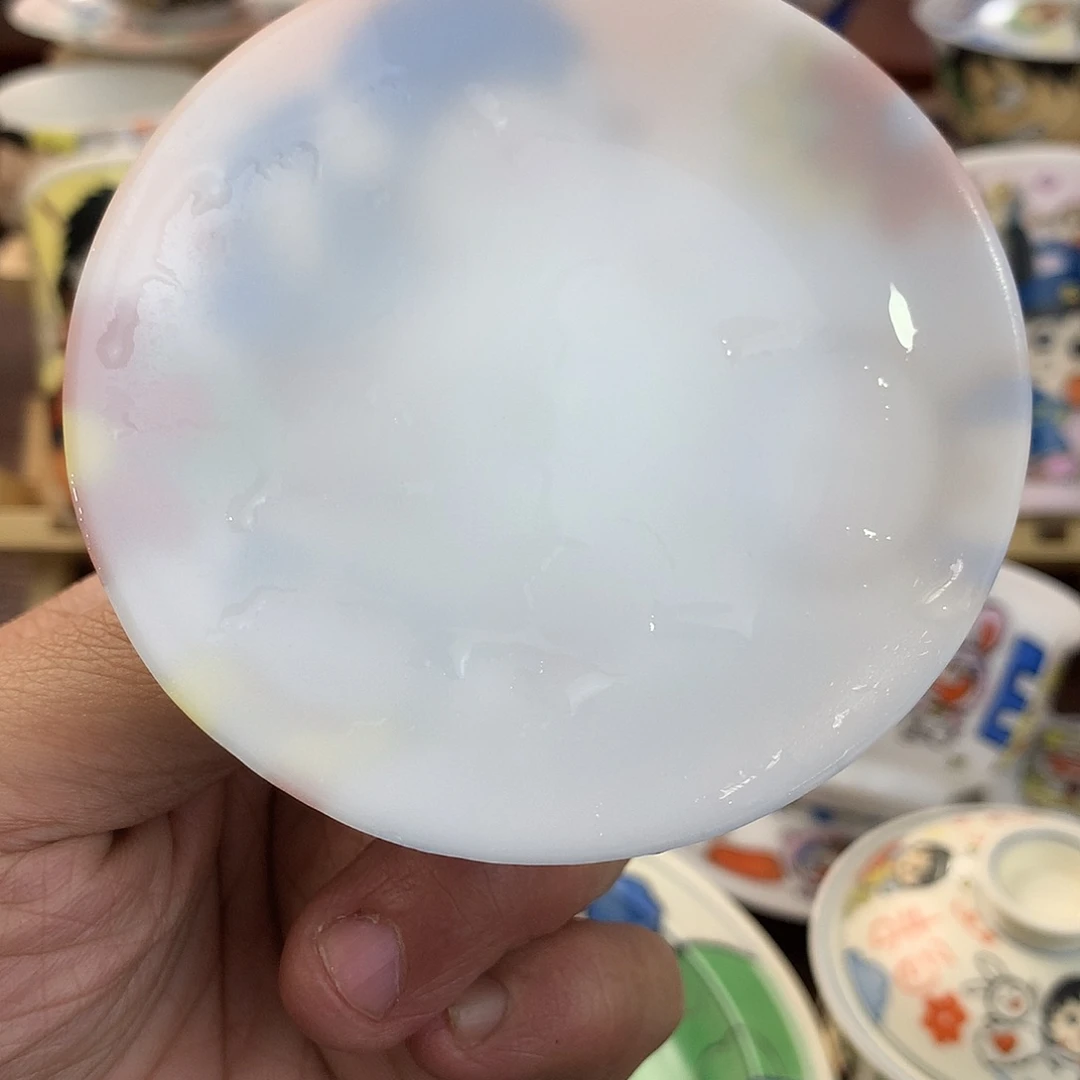 真*?冰种素烧手绘三才盖碗