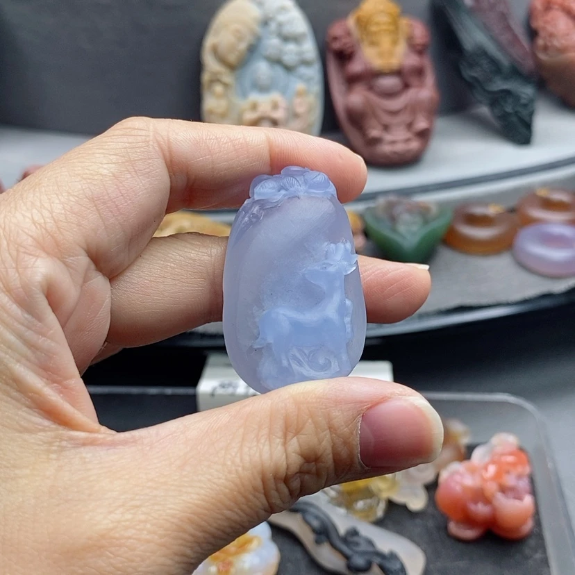 【闪购商品】未镶嵌吊坠定制玛瑙