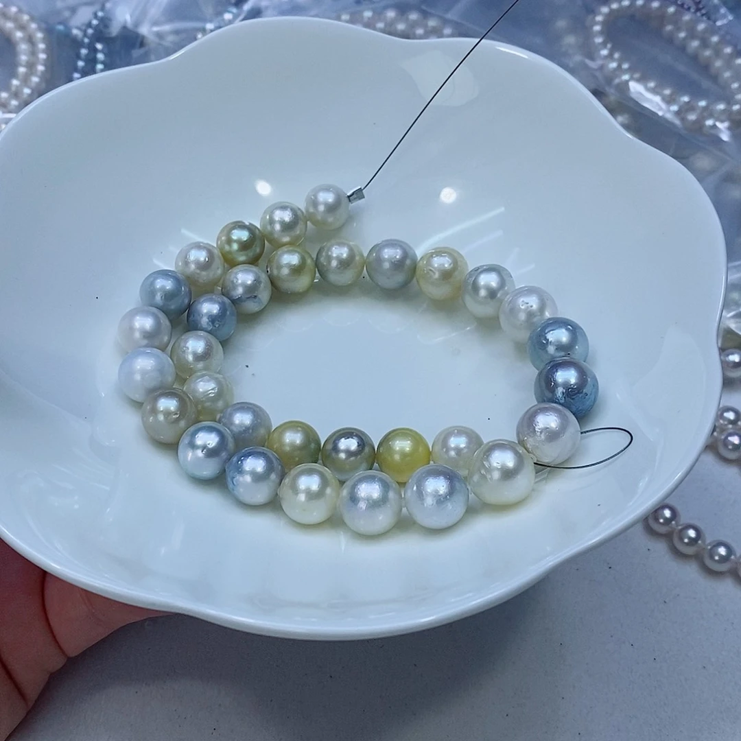 海水珍珠颈饰银S925镶嵌