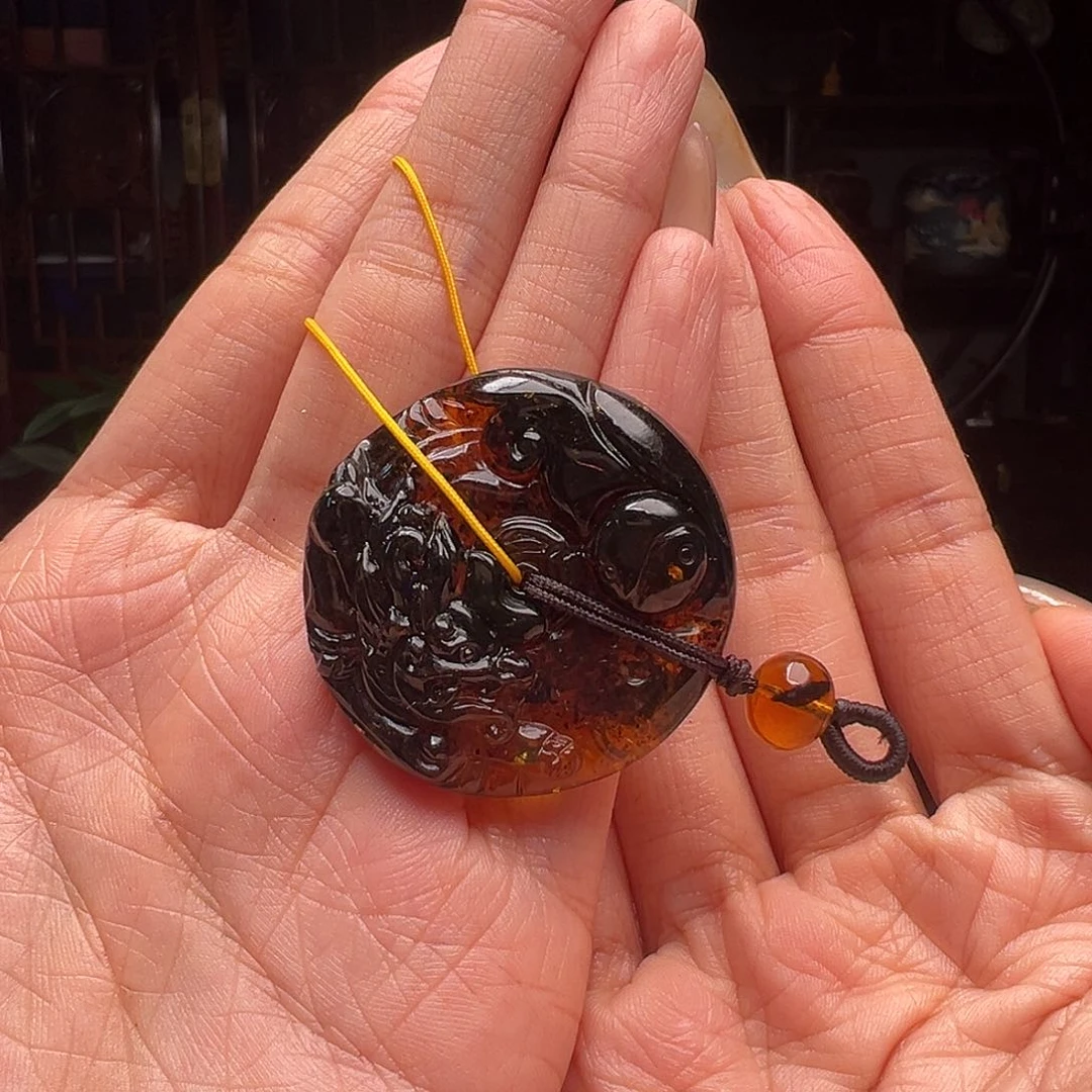 未镶嵌琥珀裸石抚顺琥珀30275-1