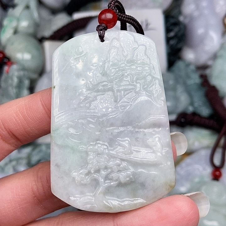 颈饰未镶嵌翡翠翡翠