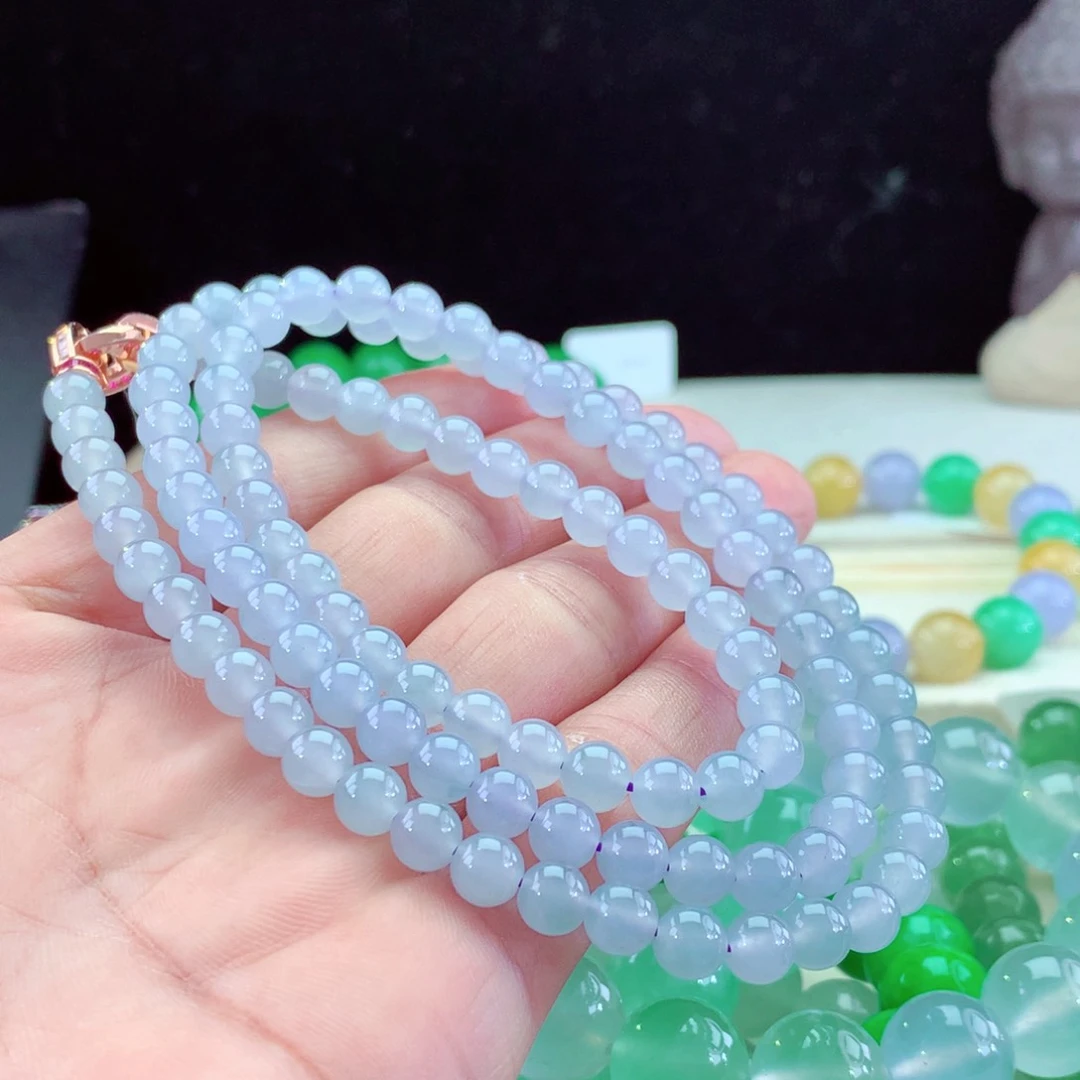 翡翠手链未镶嵌卡6