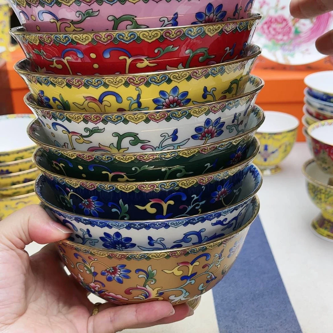 【闪购商品】珐琅6寸9个………………