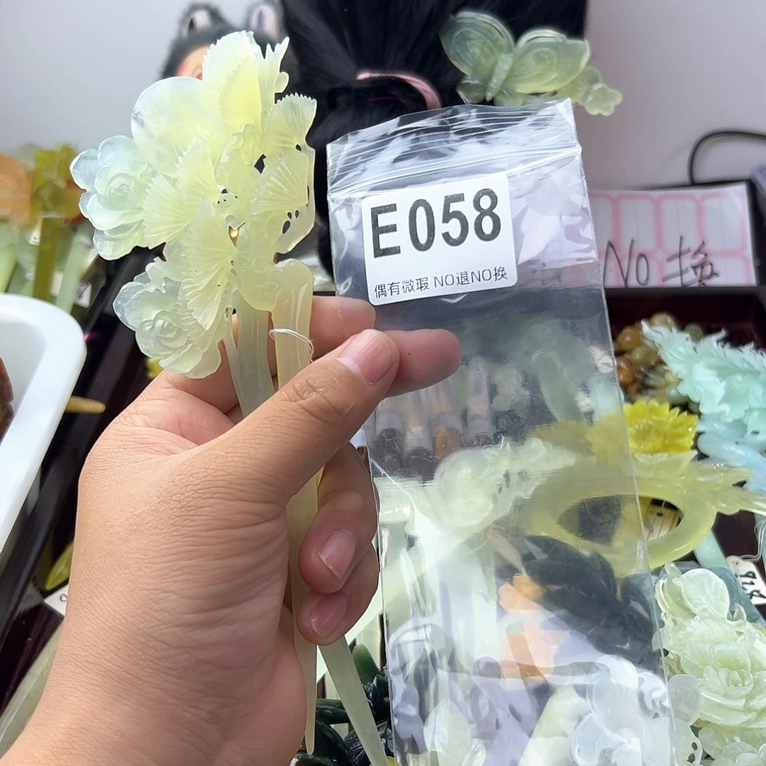 合金蛇纹石玉发饰ᝰ**迷