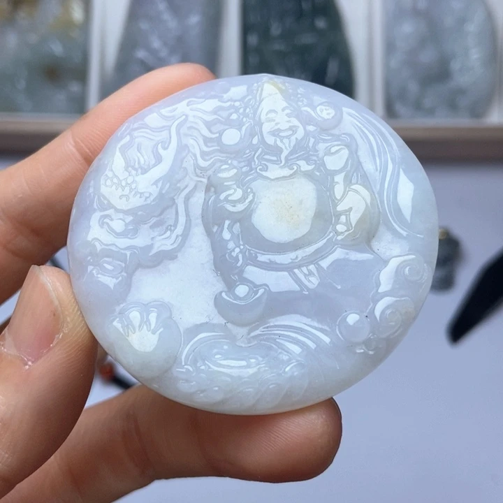 翡翠未镶嵌挂件翡翠