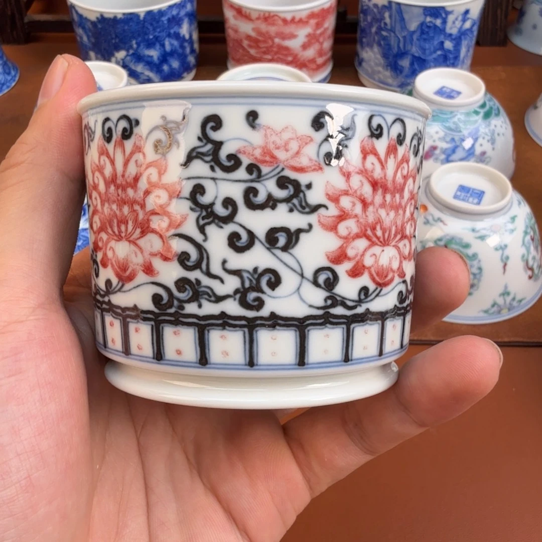 摆件景德镇瓷器手工手绘