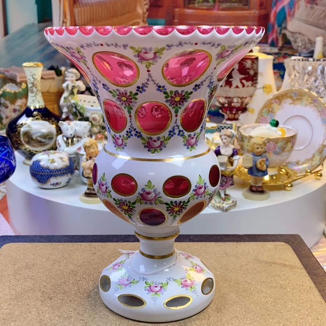 骨瓷手绘瓷器欧瓷咖啡杯水晶杯