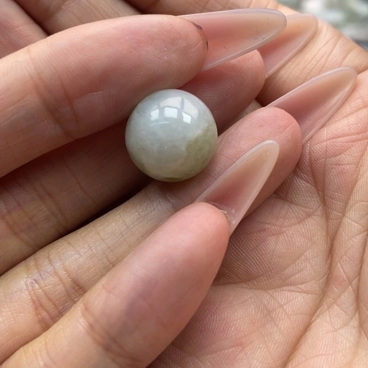 翡翠未镶嵌吊坠(不含链)灰9594