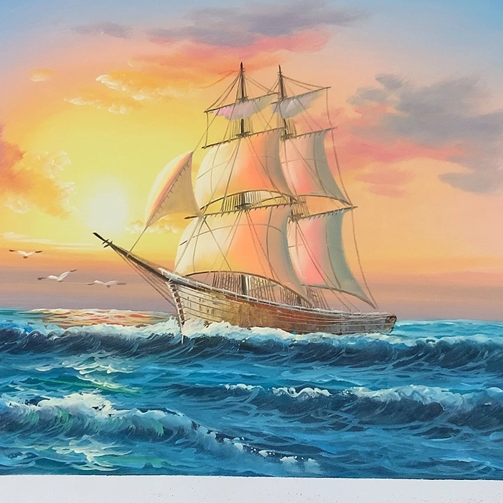 油画50*60手绘油画