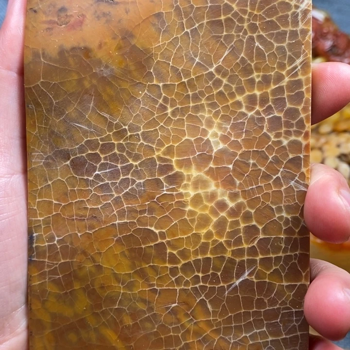 石英质玉（黄龙玉）合金颈饰