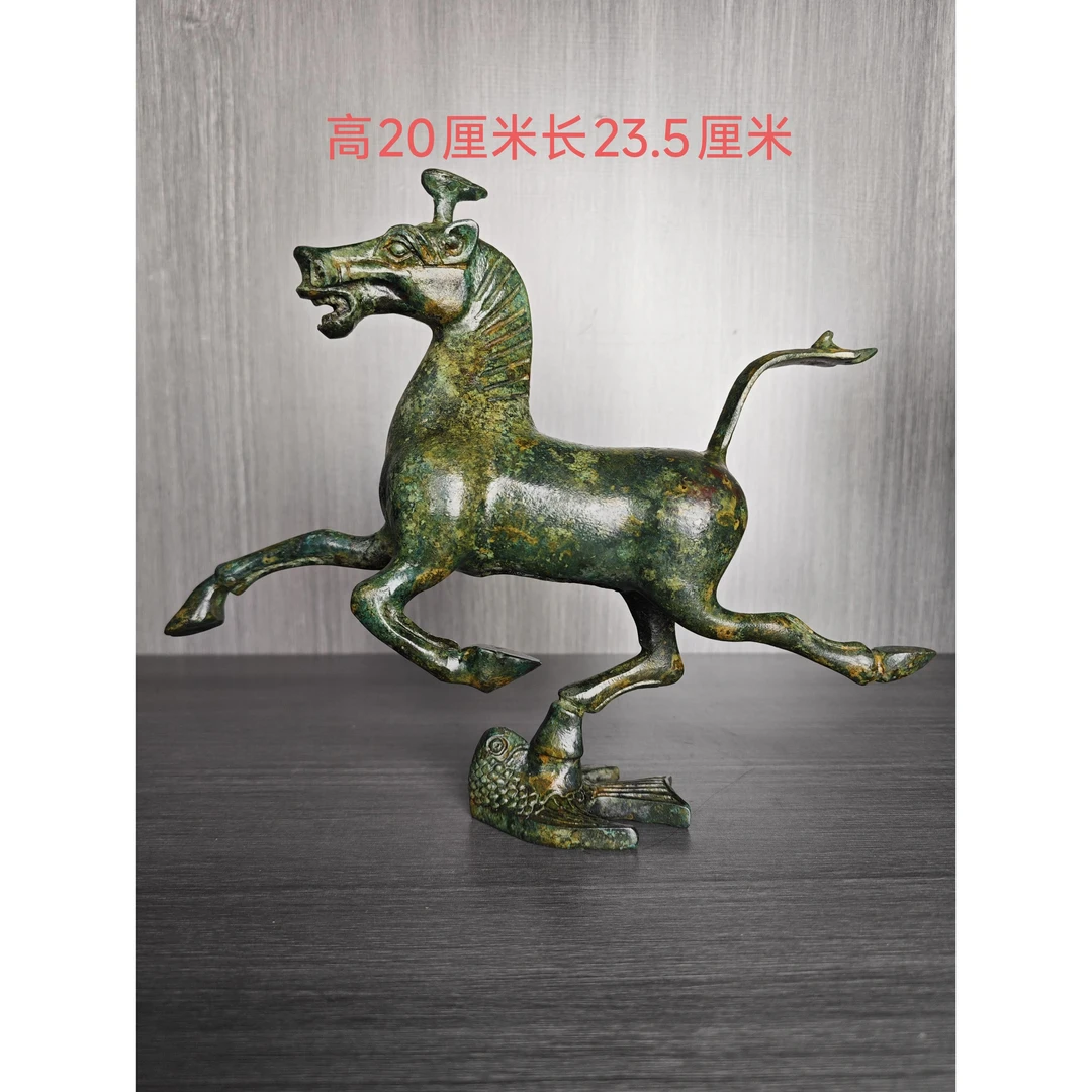 马踏飞燕纯铜仿古青铜器家居客厅办公桌摆件高档礼品