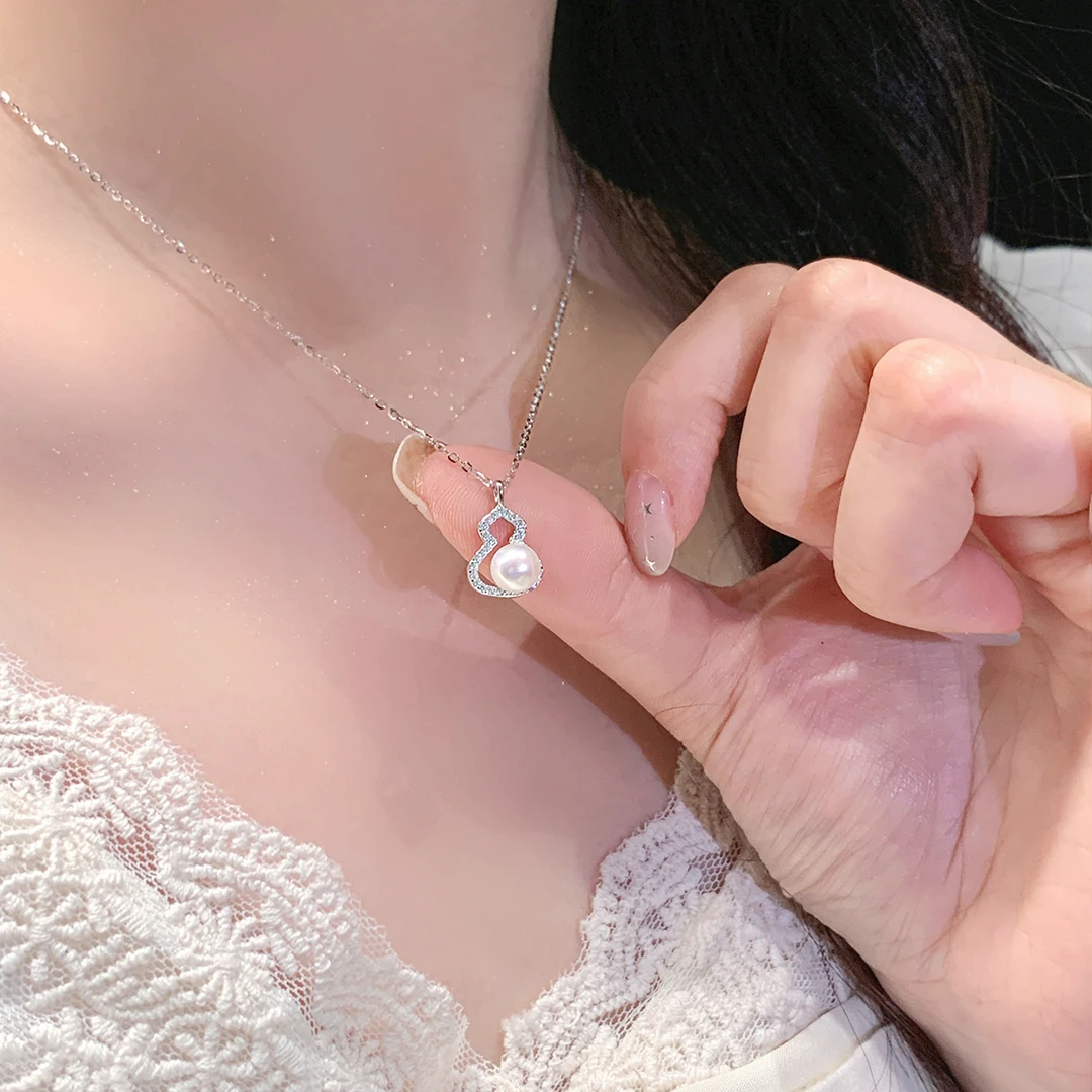 坠链均925银 葫芦项链女款纯银2025新款高级感圣诞送女友闺蜜礼物
