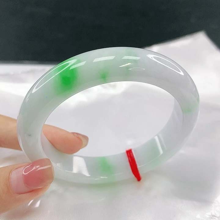 翡翠未镶嵌手镯圈57.5，80132