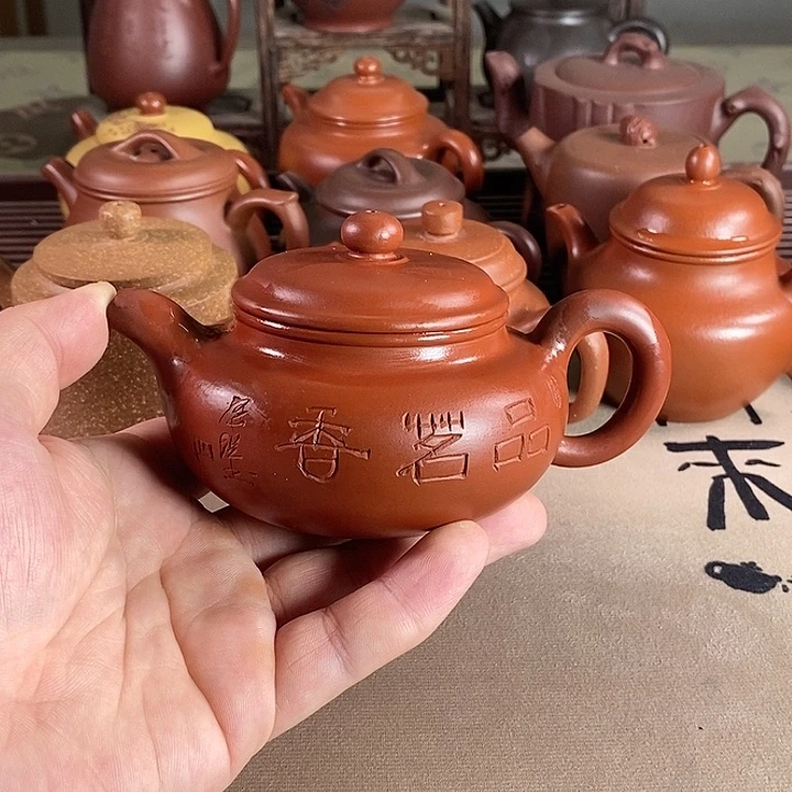 茶壶段泥紫砂的微瑕