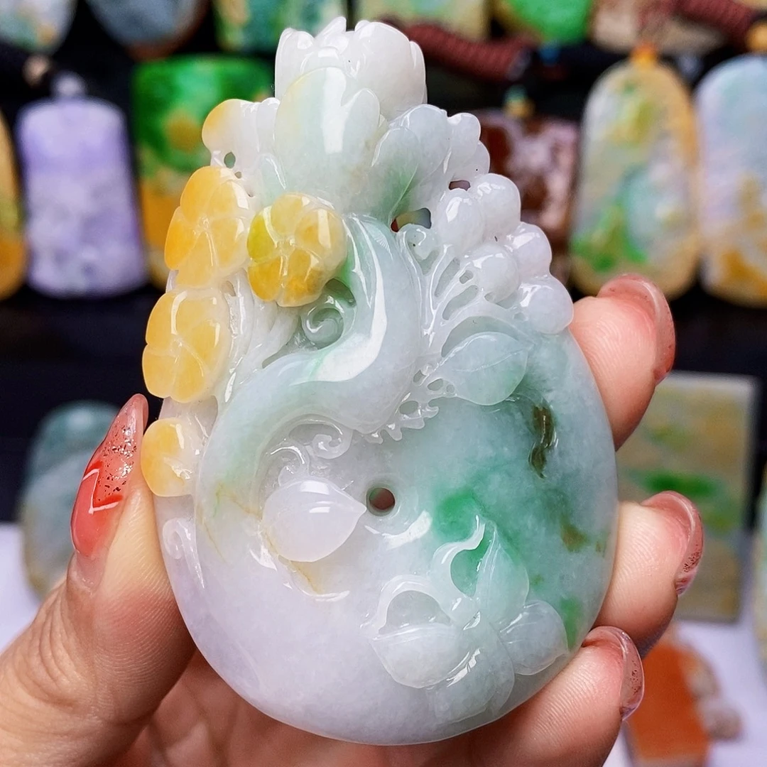 定制翡翠未镶嵌翡翠Ａ货一物一证