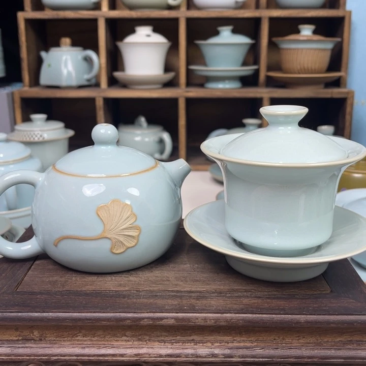 俊***哥汝州原矿原釉242➕一级银杏壶