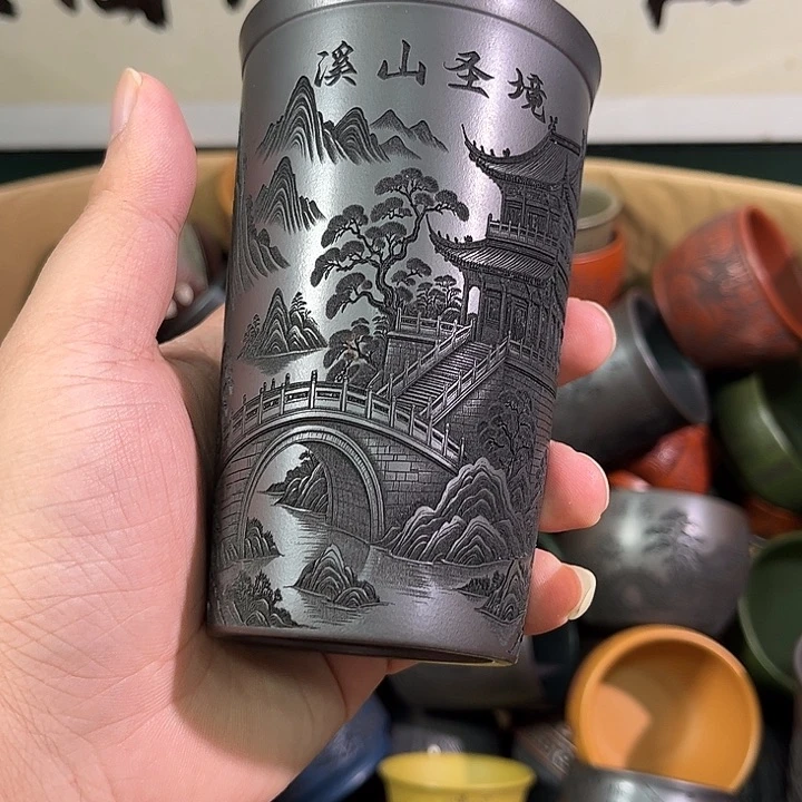 茶杯紫砂全手工紫砂主人杯