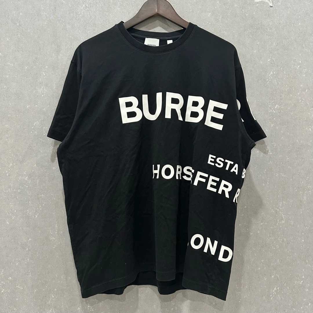 99新 BURBERRY/博柏利 印花圆领短袖 M码 004386