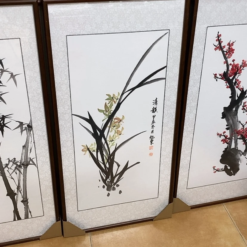 【闪购商品】国画手绘国画带框90.45