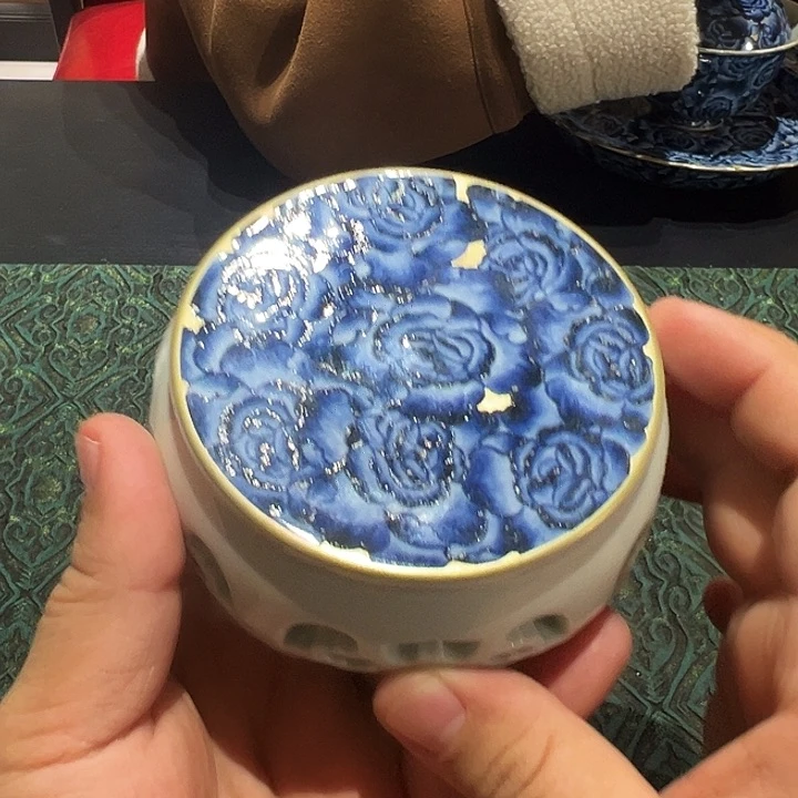 景土造物月季花盖置