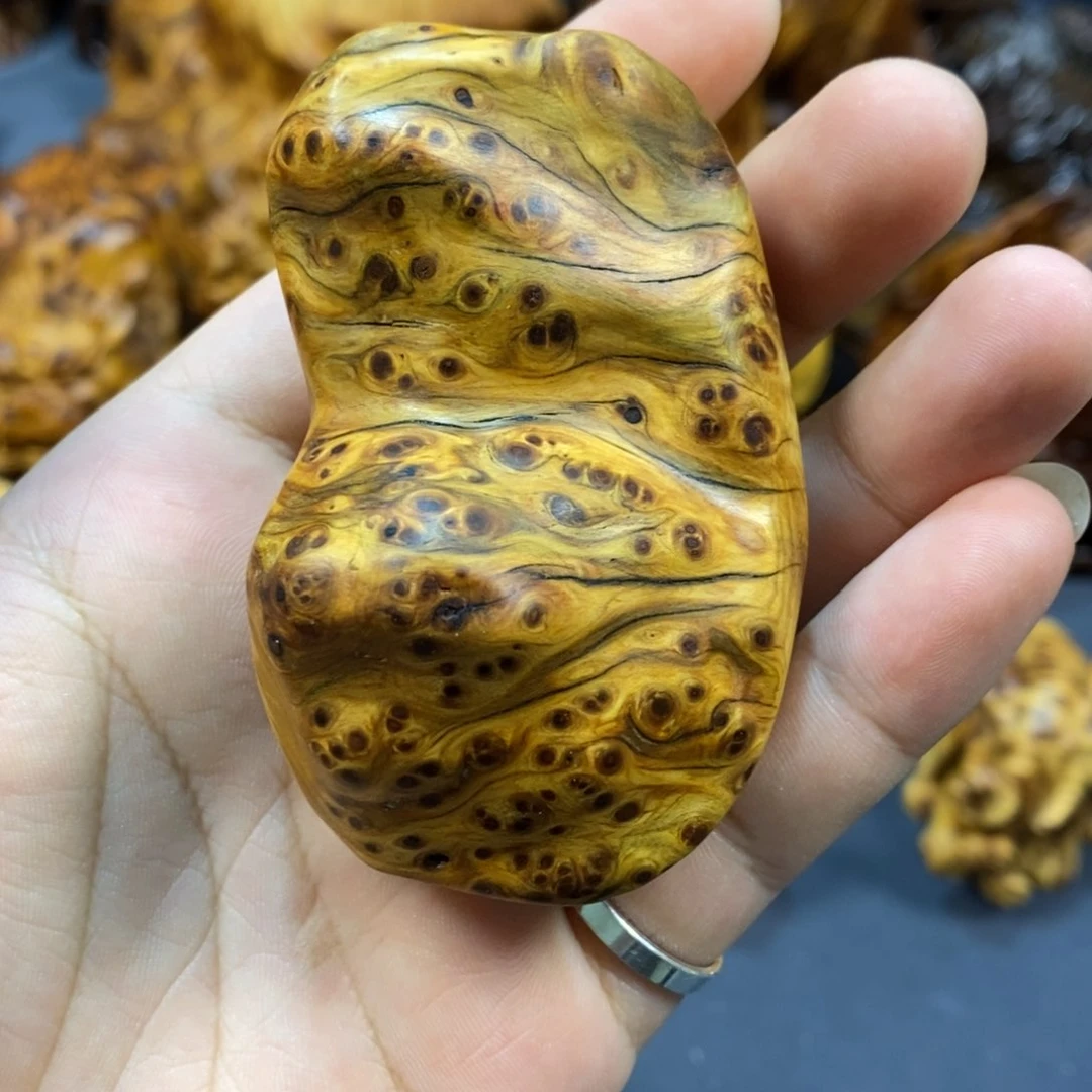 柏木（崖柏）陈化瘤手把件