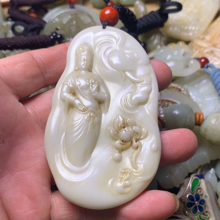 未镶嵌和田玉挂件祝*子