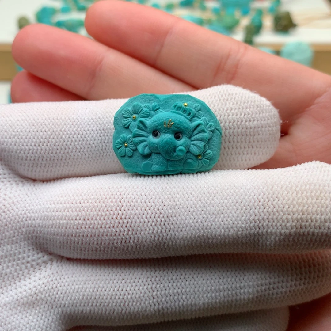 未镶嵌绿松石配饰