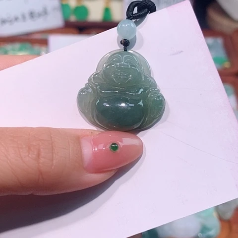 颈饰未镶嵌翡翠佛公