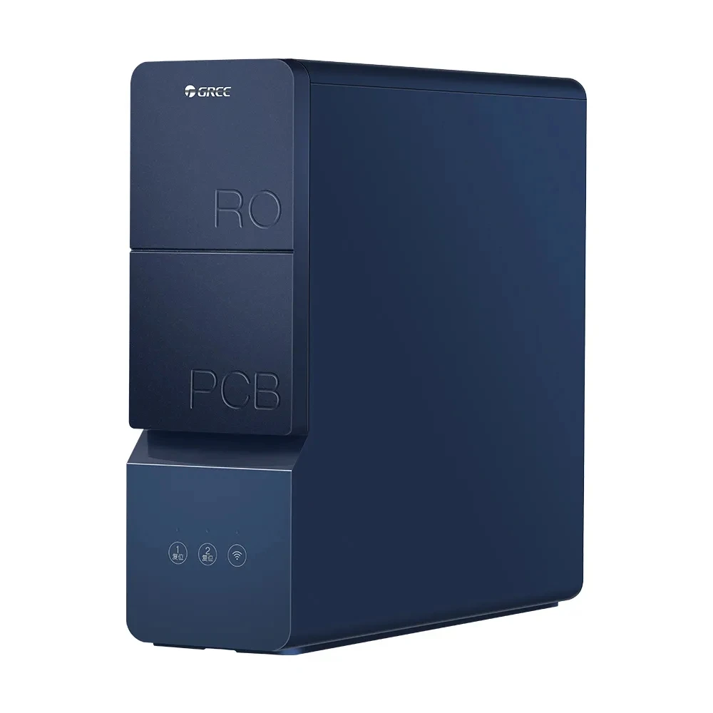 格力反渗透净水机 超薄外观 双出水设计 WTE-PT120-2S618D 墨石蓝