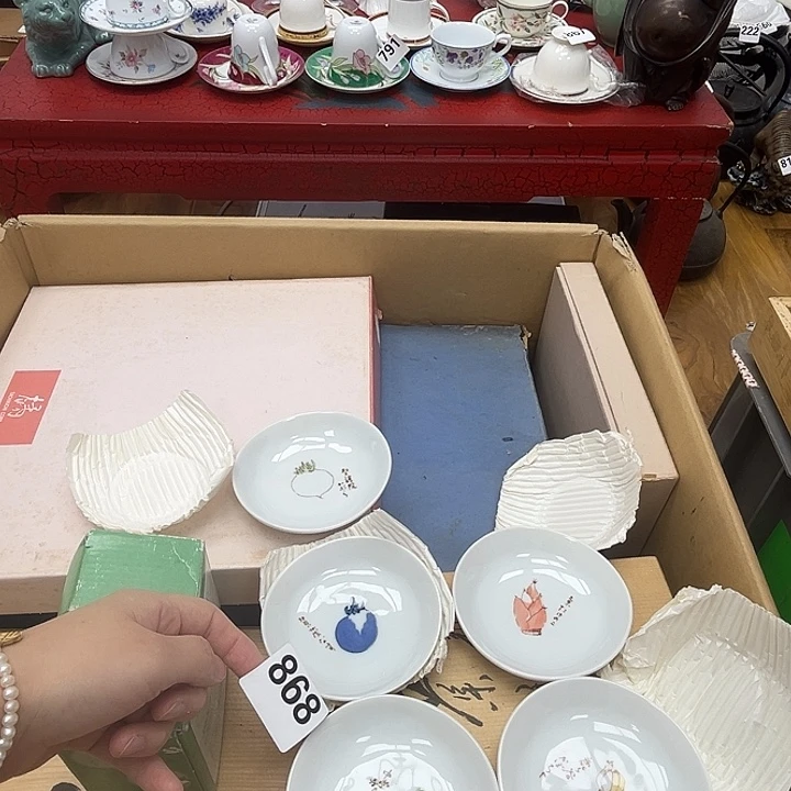 瓷片呀工艺品摆件瓷器摆件正能量