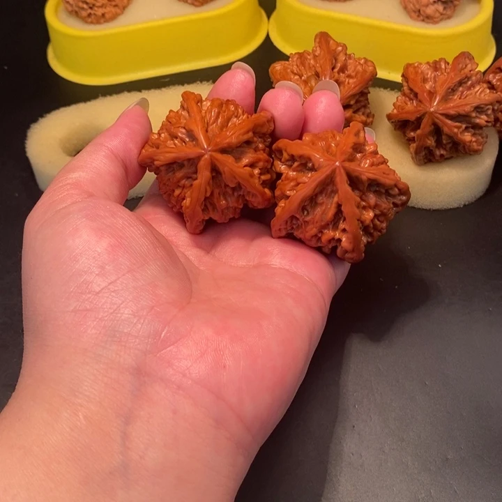 原***草核桃手串/手链工艺五棱