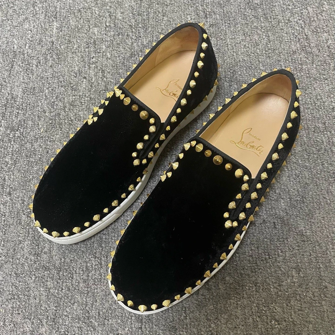 95新 Christian Louboutin/克里斯提·鲁布托 板鞋 38.5码/10895