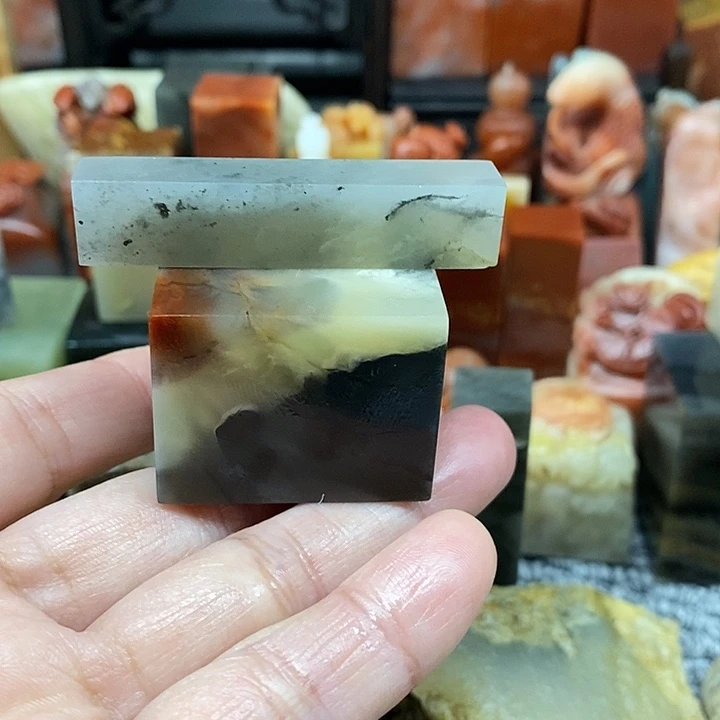 汐***衣寿山石印石天然原石