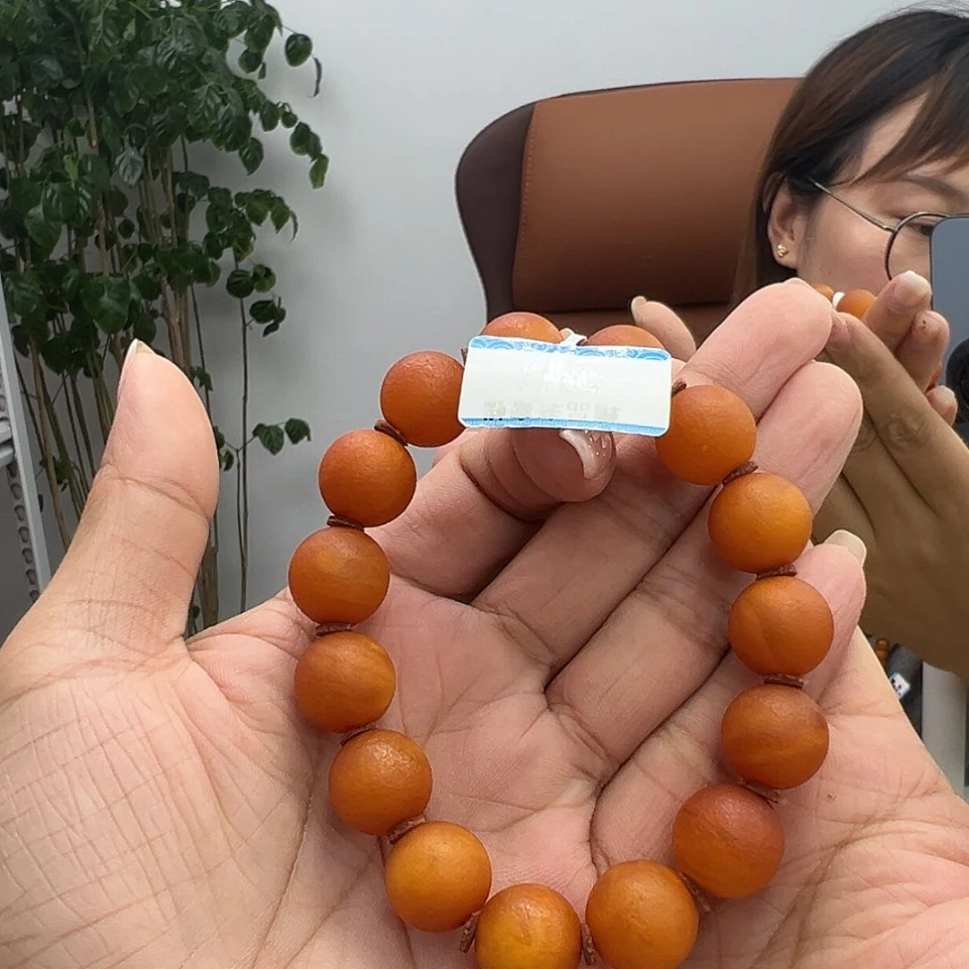 未镶嵌琥珀手串用****0橘皮手串14MM