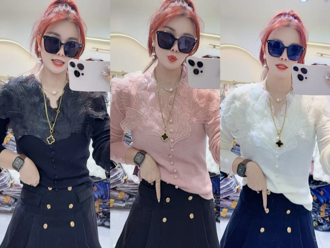 新款（过年款）显瘦时尚气质百搭针织上衣999