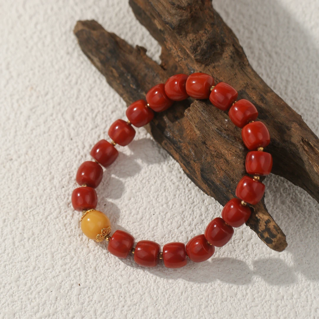 【非等闲】南红手串（天然珠宝多样性发其一）