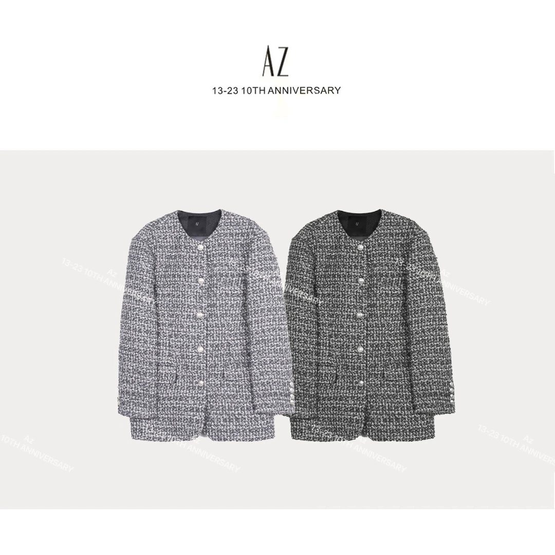 AZ-XJ 富贵羊毛小香外套 小军家2024 秋冬款NEW QXSL246360Q