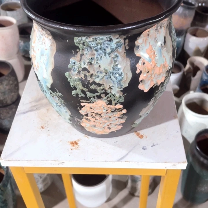 紫砂花盆口径22高度23一只小瑕疵