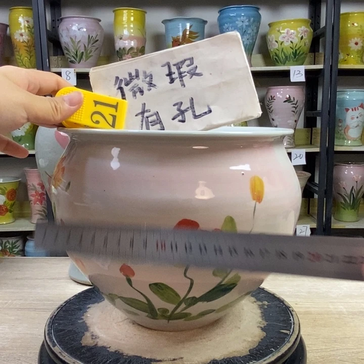 景德镇高温陶瓷花盆